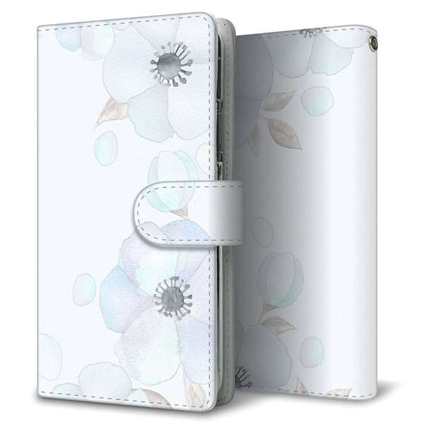 AQUOS sense9 SHG14 au 高画質仕上げ プリント手帳型ケース ( 通常型 )ドゥ・フルール