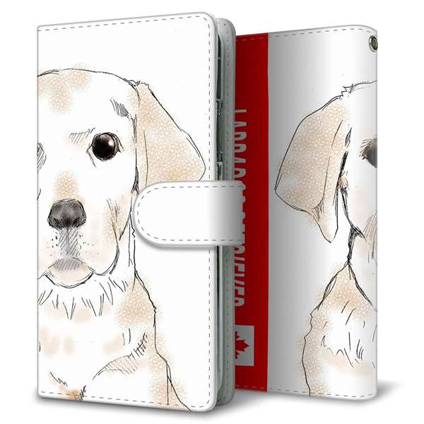 iPhone17 Pro 高画質仕上げ プリント手帳型ケース ( 通常型 )ラブラドールレトリバー