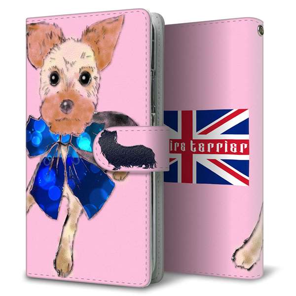 Galaxy A55 5G SC-53E docomo 高画質仕上げ プリント手帳型ケース ( 通常型 )ヨークシャテリア