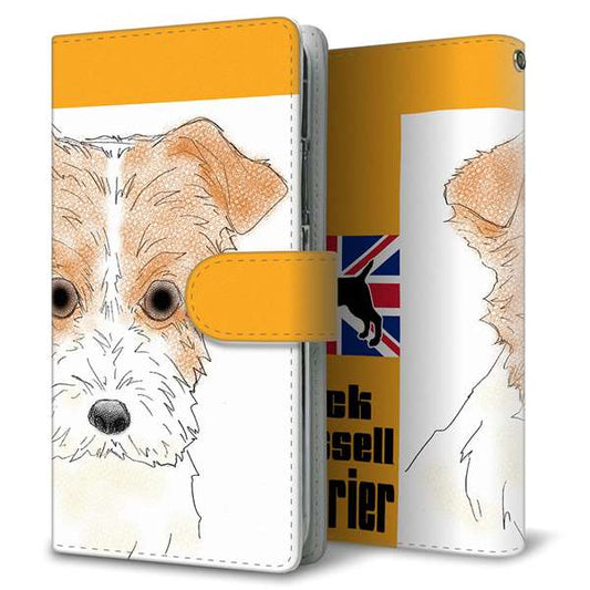 arrows We3 FCG04 au 高画質仕上げ プリント手帳型ケース ( 通常型 )ジャックラッセルテリア