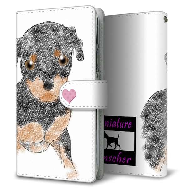 Xiaomi 14T Pro A402XM SoftBank 高画質仕上げ プリント手帳型ケース ( 通常型 )ミニチュアピンシャー