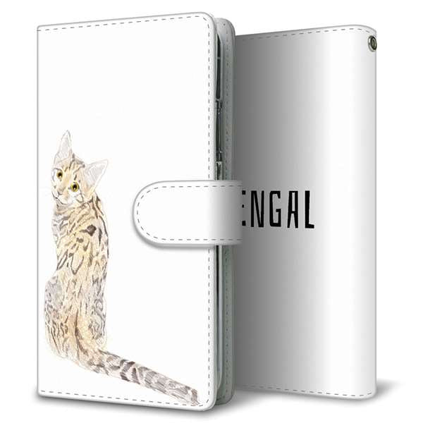 Xiaomi Redmi Note 13 Pro 5G XIG05 au 高画質仕上げ プリント手帳型ケース ( 通常型 )国旗とベンガル