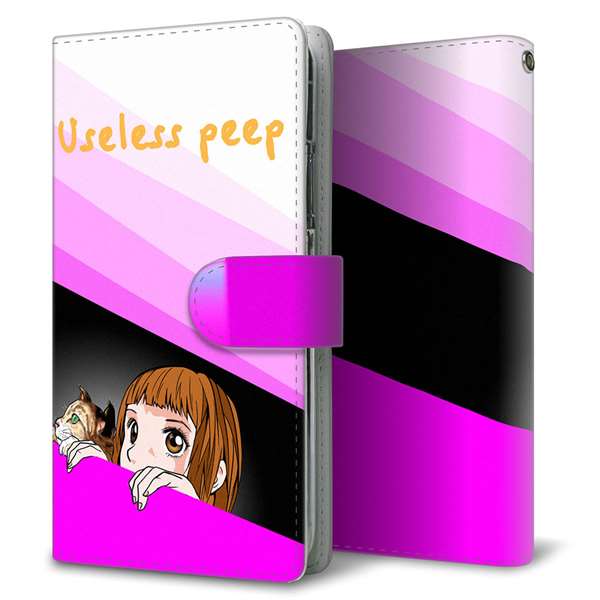 OPPO reno9 A A301OP Y!mobile 高画質仕上げ プリント手帳型ケース ( 通常型 )わんにゃんがいる風景