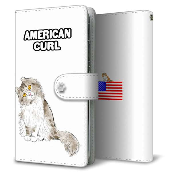 iPhone16e 高画質仕上げ プリント手帳型ケース ( 通常型 )アメリカンカール