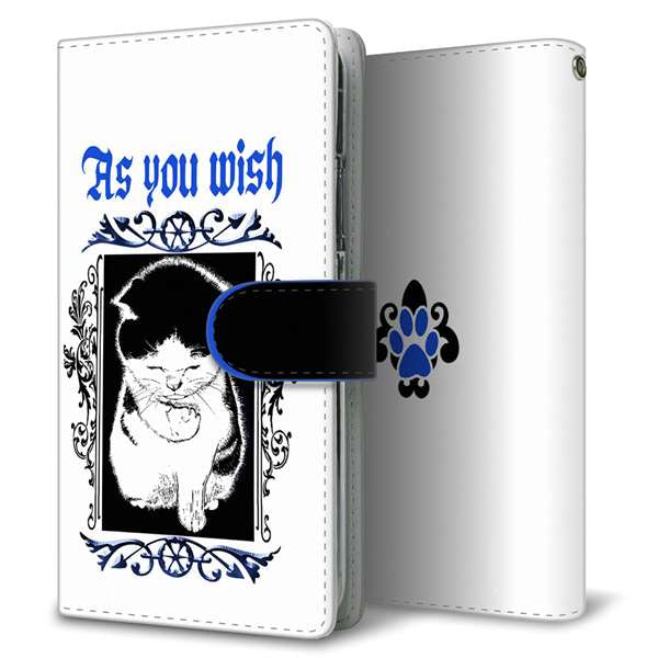 AQUOS wish3 A302SH Y!mobile 高画質仕上げ プリント手帳型ケース(通常型)ミャウ