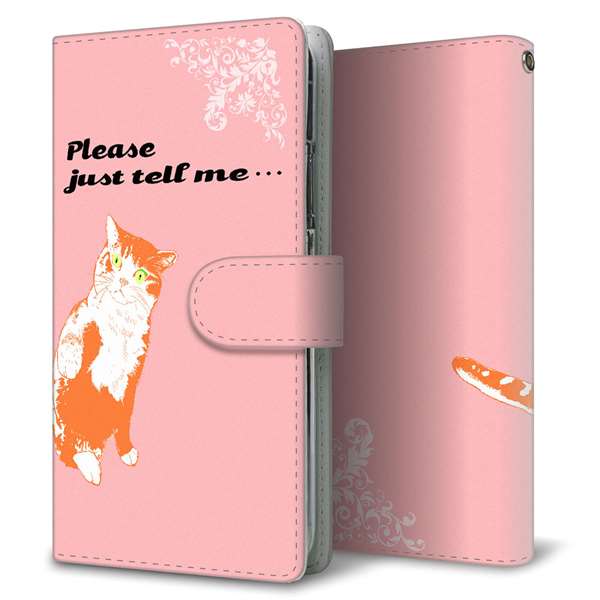AQUOS wish3 A302SH Y!mobile 高画質仕上げ プリント手帳型ケース(通常型)ミャウ