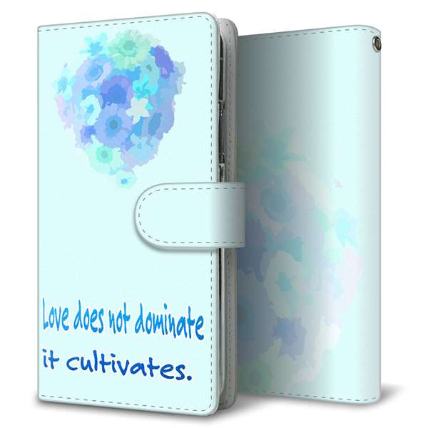 Google Pixel 10 Pro XL 高画質仕上げ プリント手帳型ケース ( 通常型 )ペールフラワー