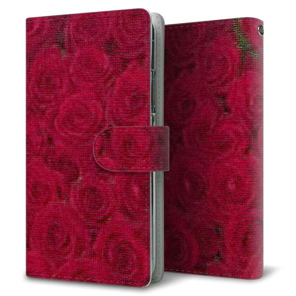 OPPO A3 5G A402OP Y!mobile 高画質仕上げ プリント手帳型ケース ( 通常型 )フラワー