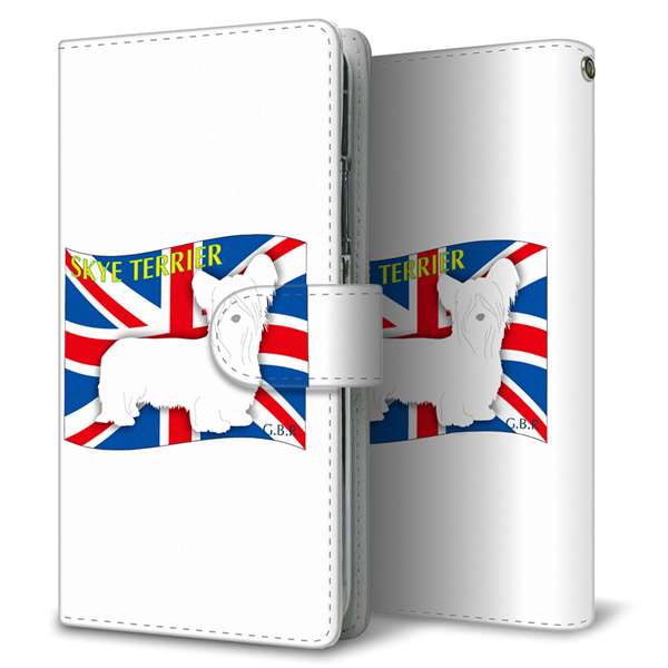 Xiaomi 14T XIG07 au 高画質仕上げ プリント手帳型ケース ( 通常型 )イギリス国旗と犬