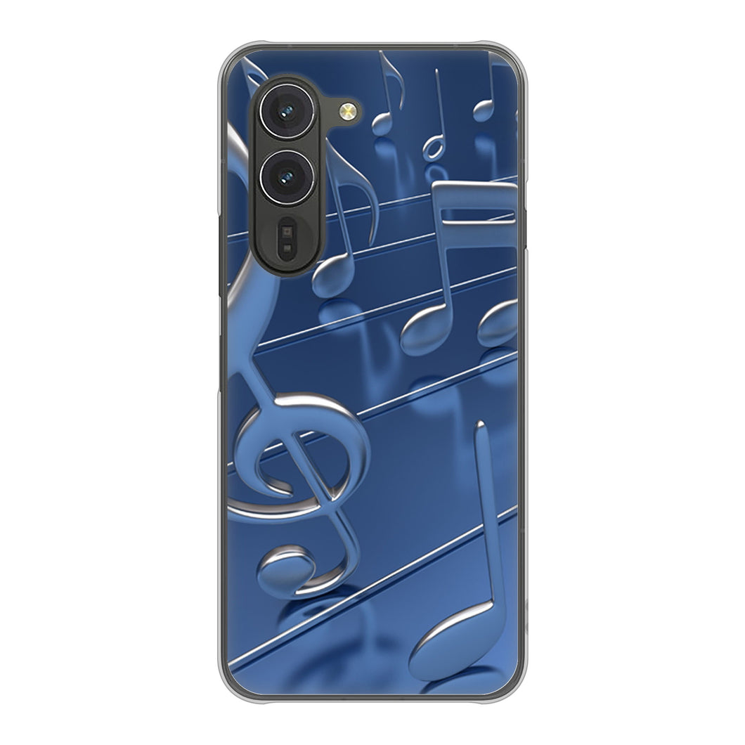 arrows Alpha M08 高画質仕上げ 背面印刷 ハードケース音符