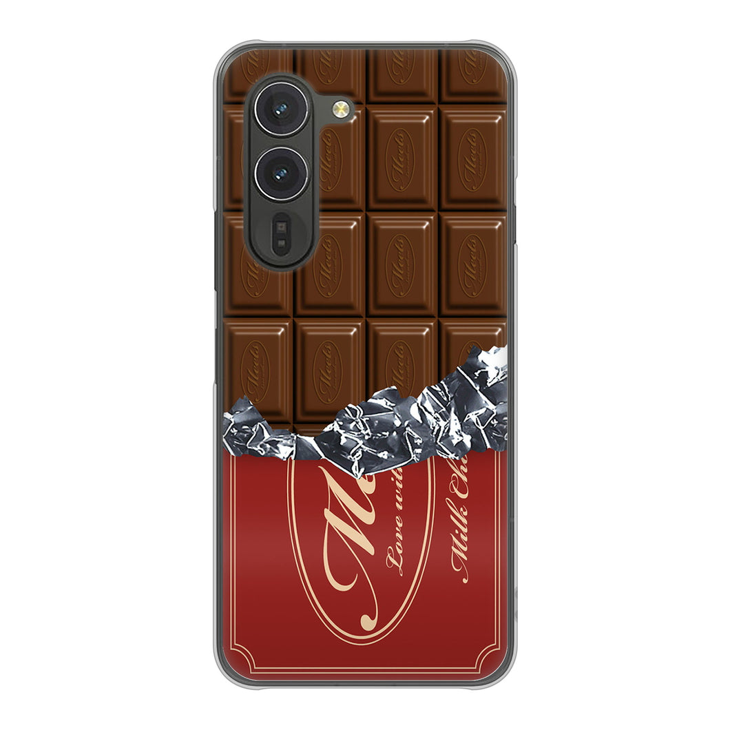 arrows Alpha M08 高画質仕上げ 背面印刷 ハードケース板チョコ