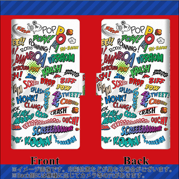 AQUOS wish5 A502SH Y!mobile 高画質仕上げ プリント手帳型ケース ( 薄型スリム ) 【271 アメリカン キャッチコピー】