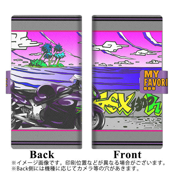 AQUOS wish3 A302SH Y!mobile 高画質仕上げ プリント手帳型ケース(薄型スリム) 【YA896 SUZUKI隼 L】