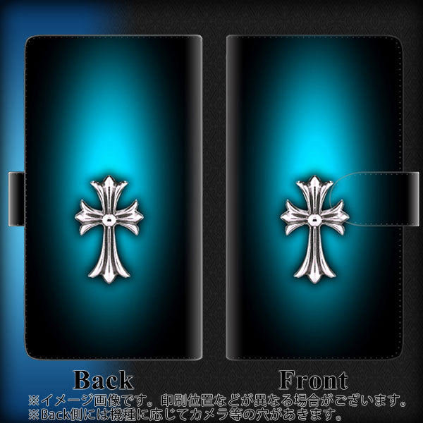 Xiaomi 13T XIG04 au 高画質仕上げ プリント手帳型ケース ( 通常型 ) 【334 クロスブルー】