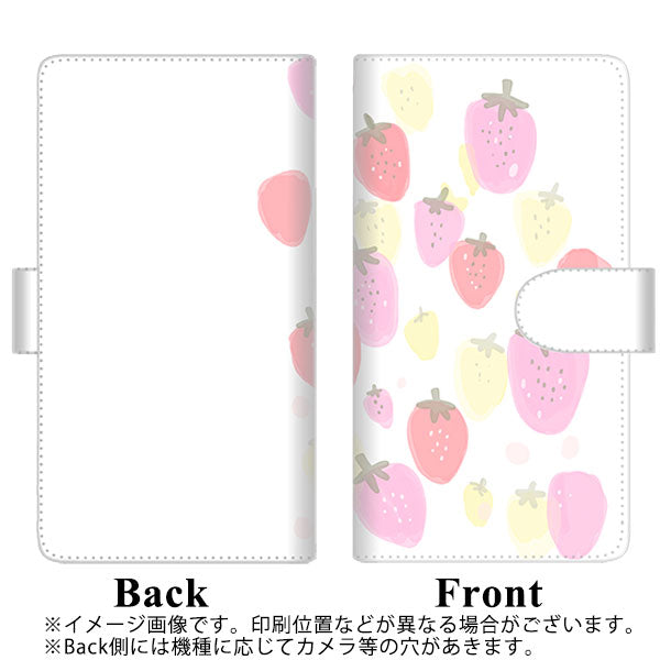 AQUOS sense10 SH-M33 高画質仕上げ プリント手帳型ケース ( 通常型 ) 【FD804 いちご804】