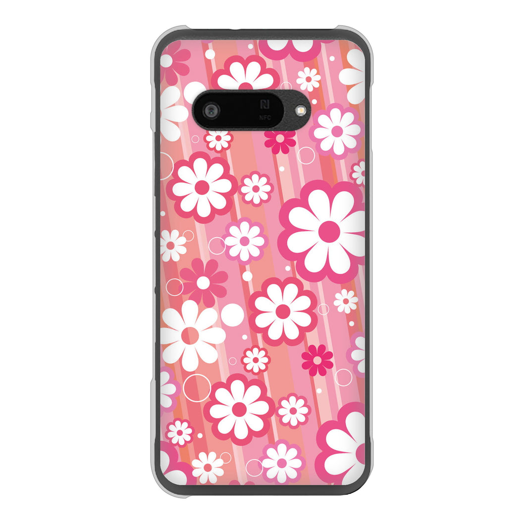 DIGNO SX4 高画質仕上げ 背面印刷 ハードケース 【751 マーガレット(ピンク系)】