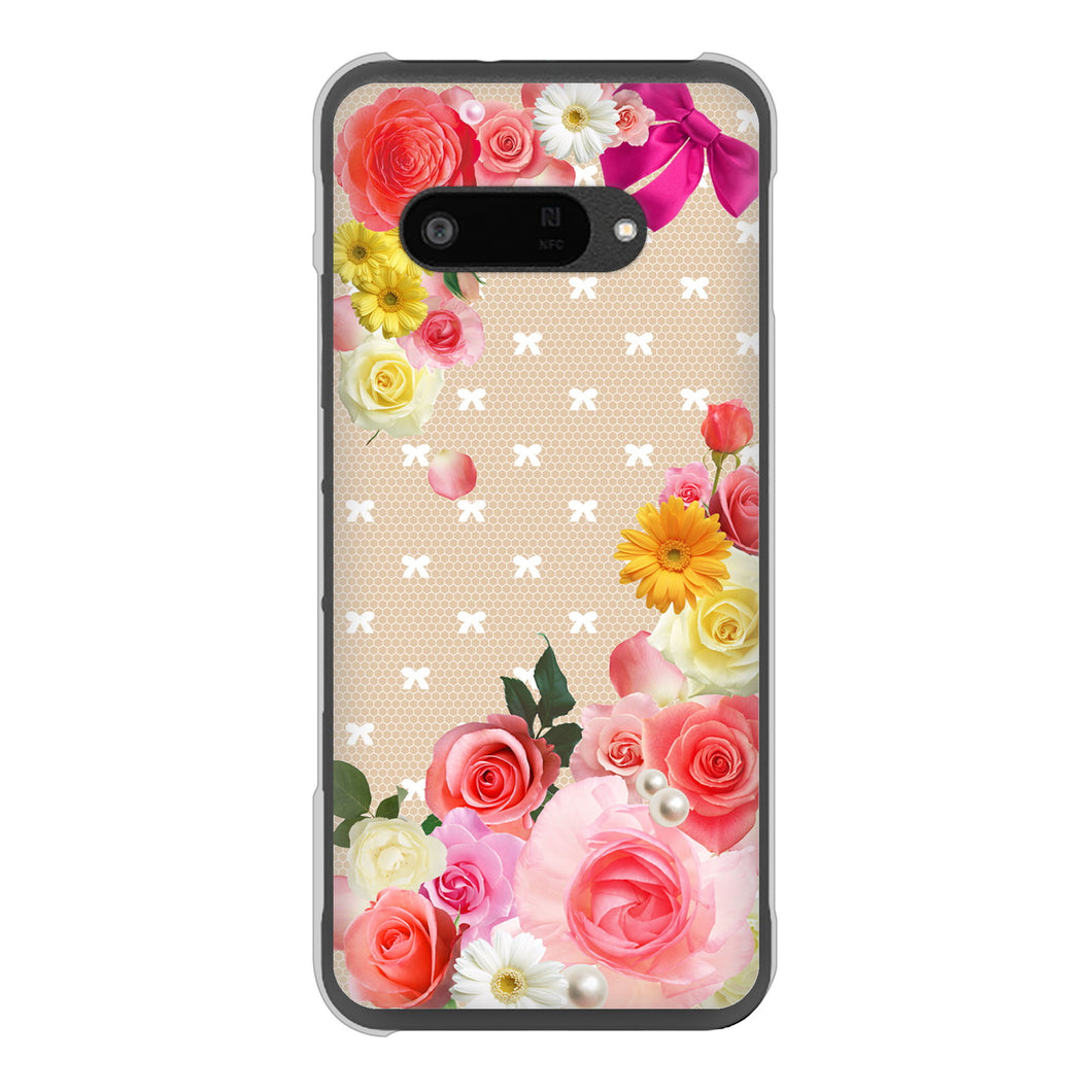 DIGNO SX4 高画質仕上げ 背面印刷 ハードケースロマンチックなバラ