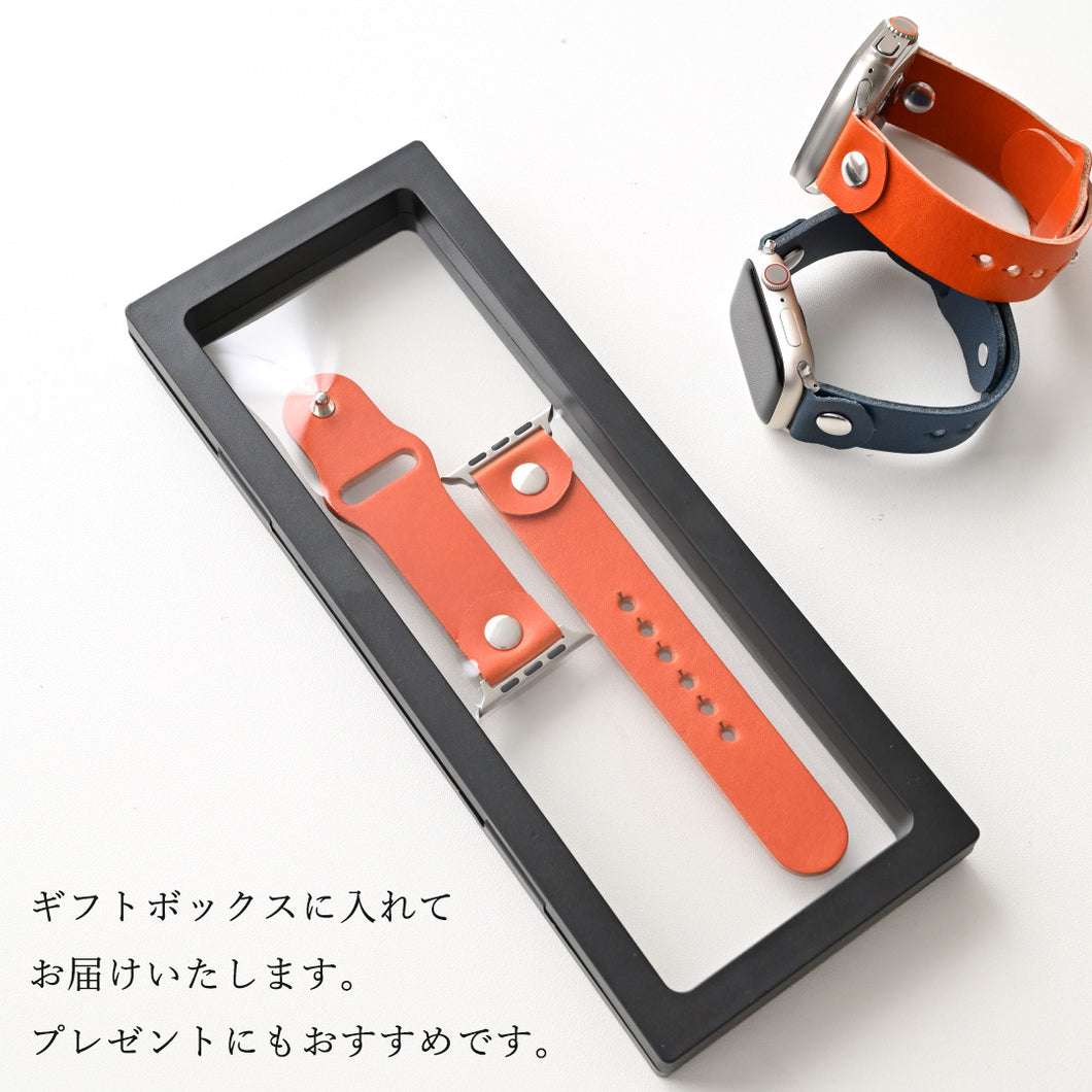 栃木レザー Sジーンズ アップルウォッチ バンド ニッケルフリー
