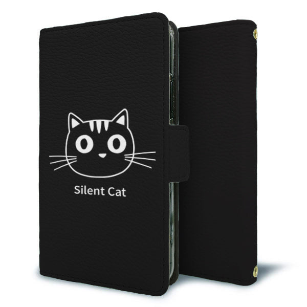 シンプルスマホ7 A404SH SoftBank ワンポイントくすみカラー 手帳型 ミラー スタンド機能付 耐衝撃