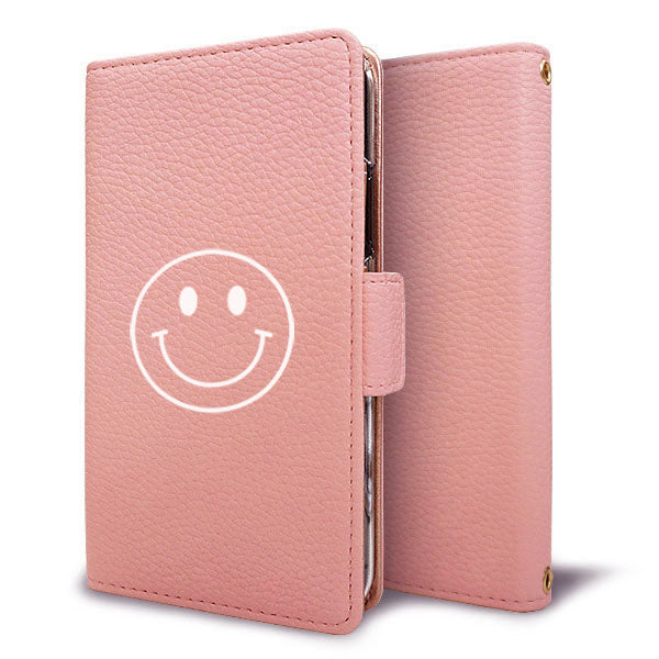 BASIO active SHG09 au ワンポイントくすみカラー 手帳型 ミラー スタンド機能付 耐衝撃