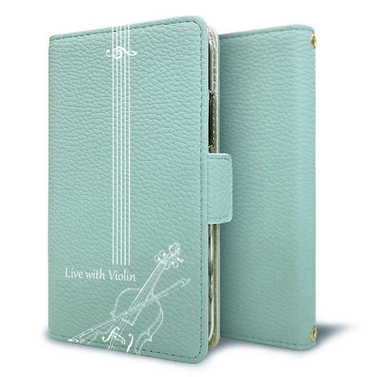 HUAWEI P30 lite Marie-L22J 私の楽器 手帳型 ミラー スタンド機能付 耐衝撃