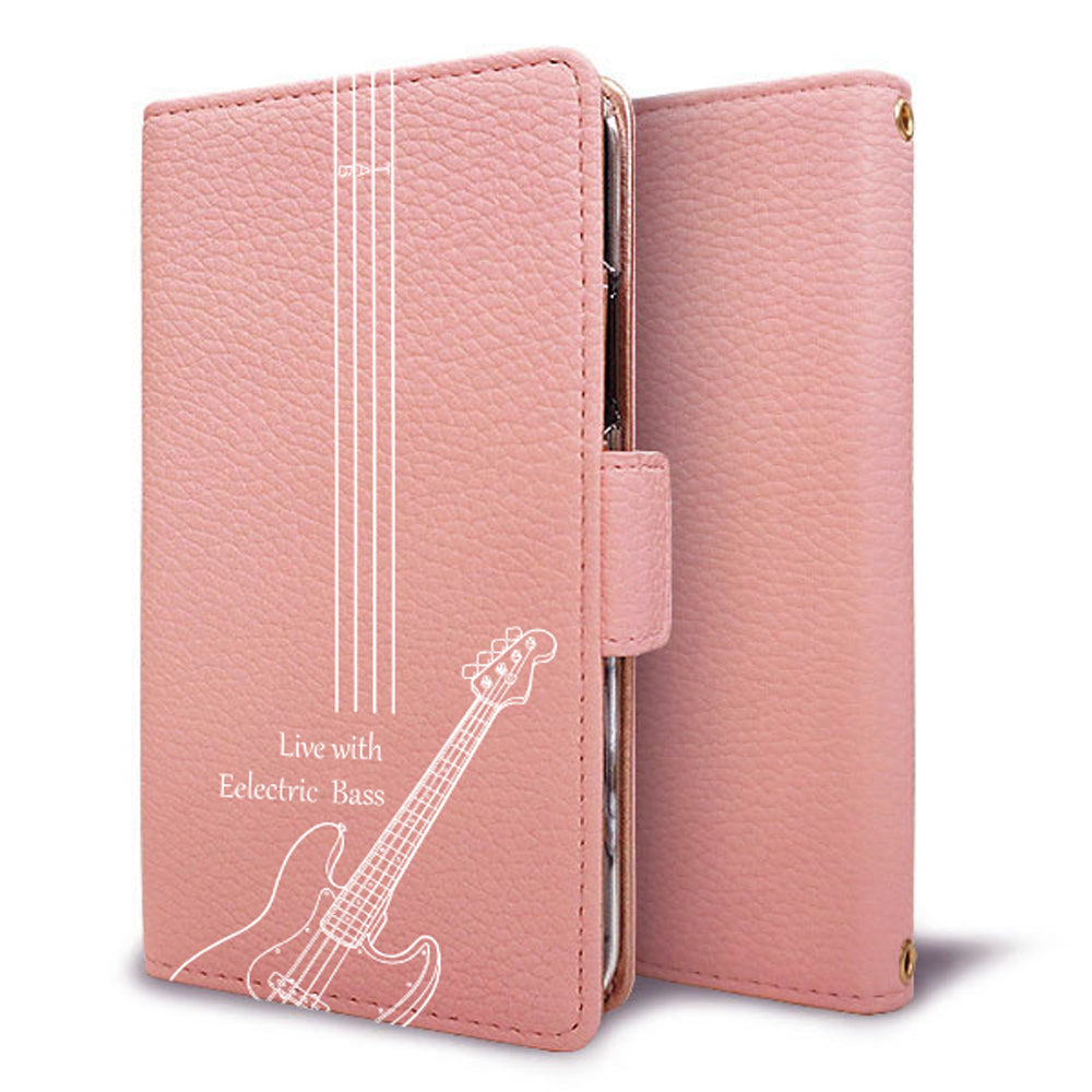 HUAWEI P30 lite Marie-L22J 私の楽器 手帳型 ミラー スタンド機能付 耐衝撃