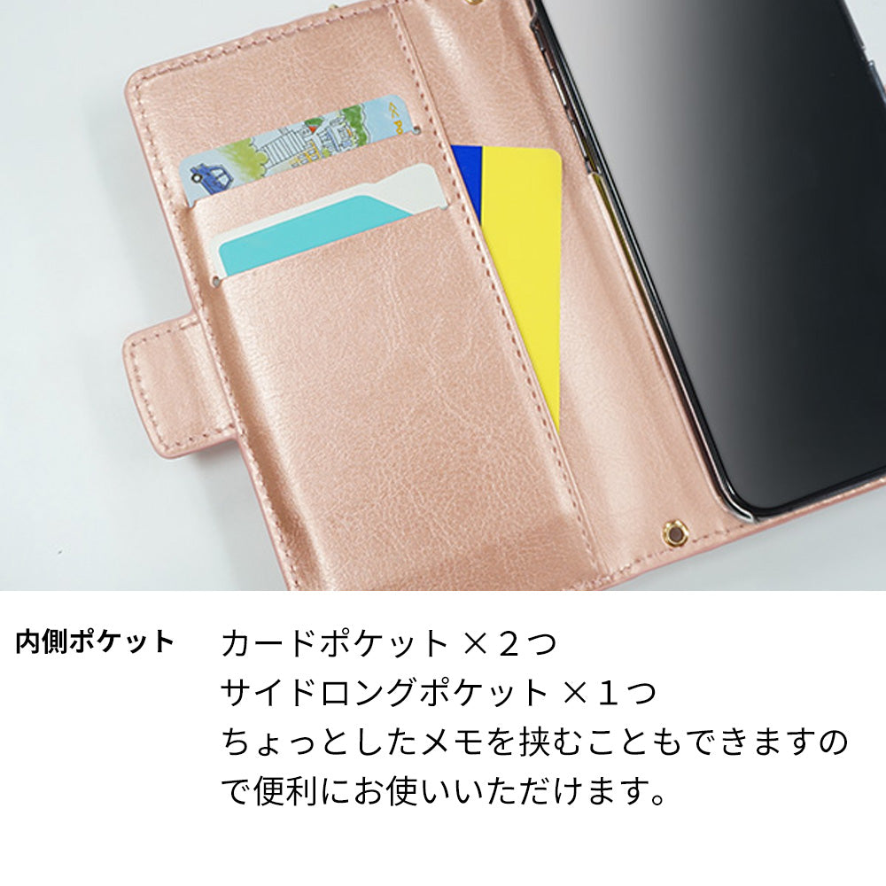 Galaxy A25 5G SCG33 au 財布付きスマホケース 手帳型 コインケース付き ニコちゃん 耐衝撃