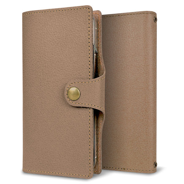 BASIO active2 SHG12 au 姫路レザー シュリンクレザー ナチュラルカラー スマホケース手帳型 ベルト付き 本革 耐衝撃