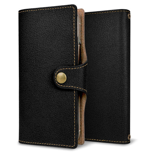 Xperia 1 VII SOG15 au 姫路レザー シュリンクレザー ナチュラルカラー スマホケース手帳型 ベルト付き 本革 耐衝撃