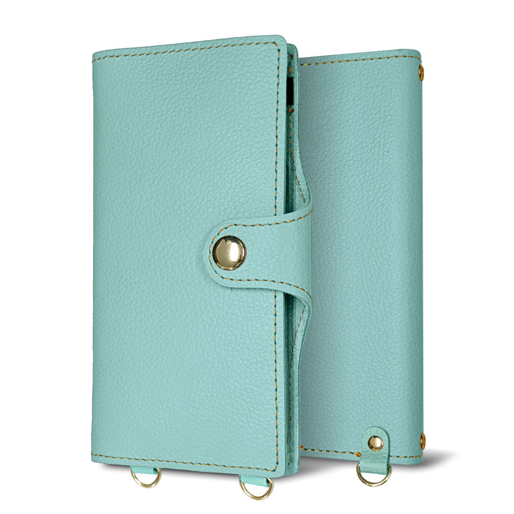 Xperia 10 VII SOG16 au 姫路レザー new シュリンクレザー ナチュラルカラー スマホケース手帳型 ベルト付き 本革 耐衝撃