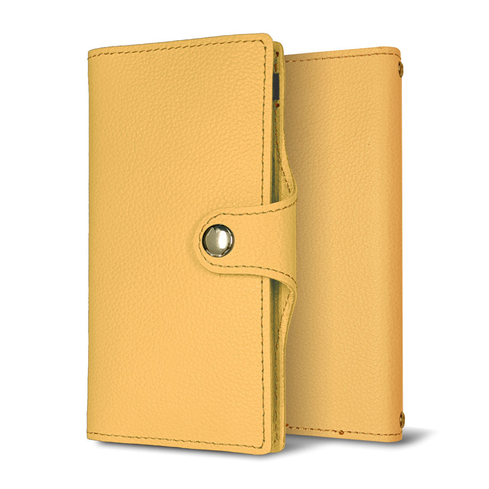 Xperia 5 IV SOG09 au 姫路レザー new シュリンクレザー ナチュラルカラー スマホケース手帳型 ベルト付き 本革 耐衝撃