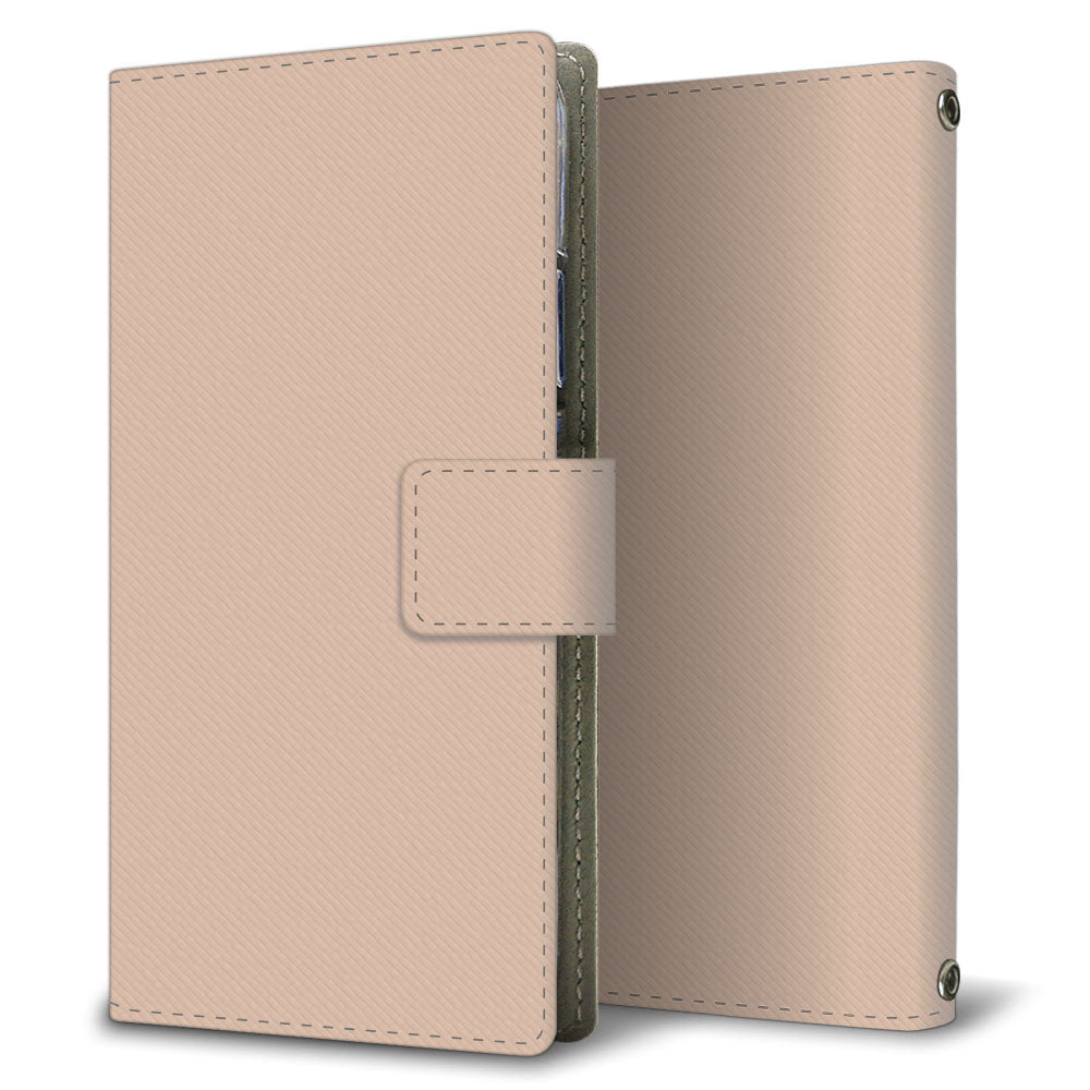 Xperia 5 V SOG12 au みんなのくすみカラー 大人かわいい 手帳型ケース 耐衝撃