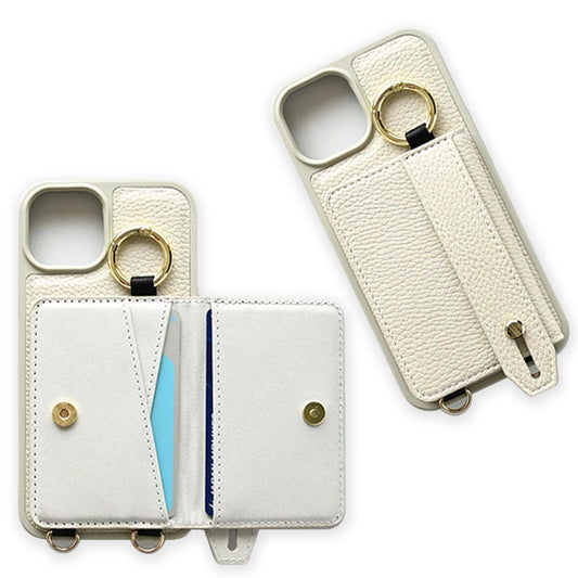 AQUOS sense3 lite SH-RM12 ベルト付き 2つ折りカードケース カラーリアケース