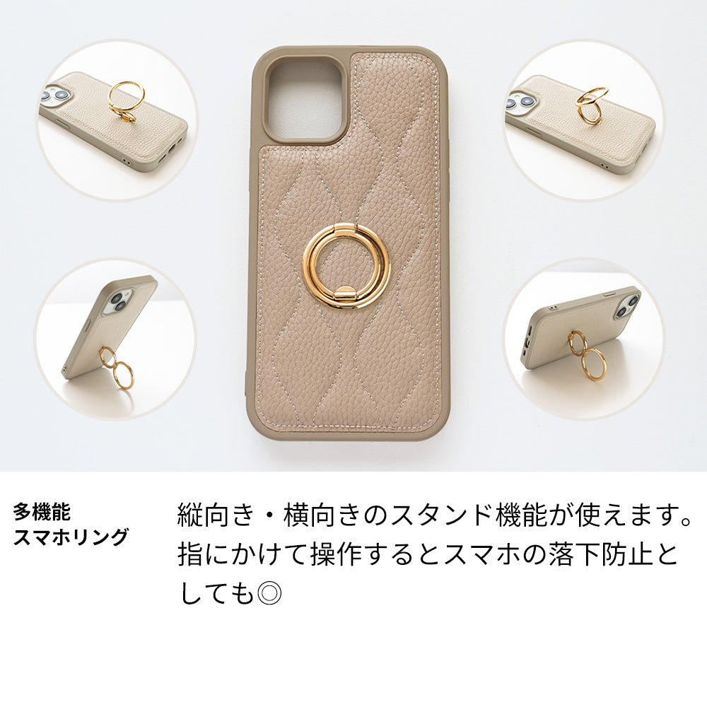 iPhone17e キルティング ウェーブ カラーリアケース