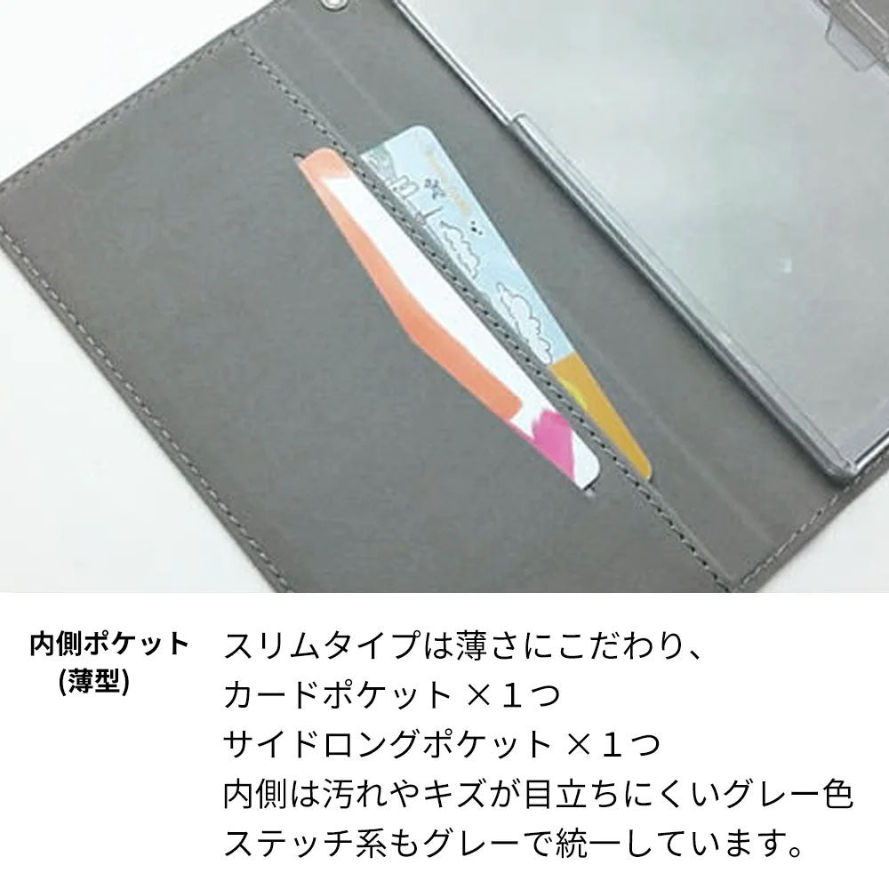 かんたんスマホ3 A205KC Y!mobile 昭和レトロ 花柄 高画質仕上げ プリント手帳型ケース