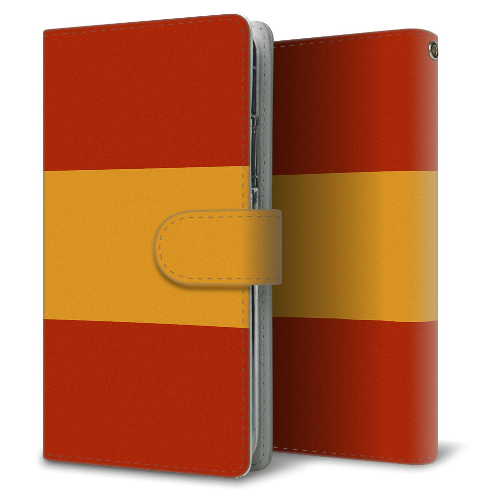 iPhone7 かわいいトリコロール プリント手帳型ケース 耐衝撃