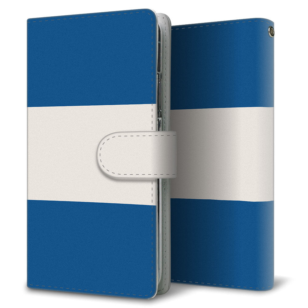 iPhone17 かわいいトリコロール プリント手帳型ケース 耐衝撃