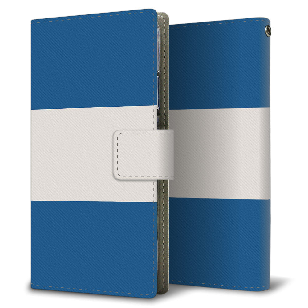 arrows Be F-05J docomo かわいいトリコロール プリント手帳型ケース 耐衝撃