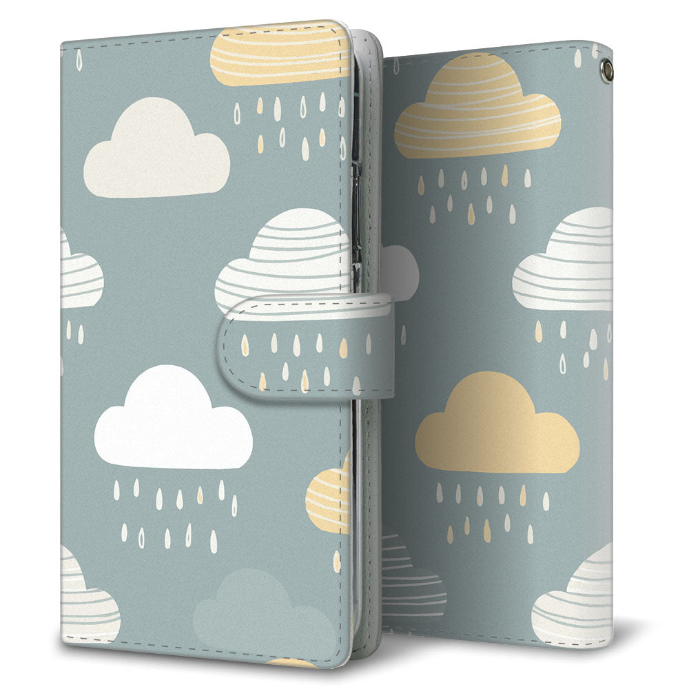 Xperia 10 III Lite XQ-BT44 北欧風パステル 大人かわいい プリント手帳型ケース 耐衝撃