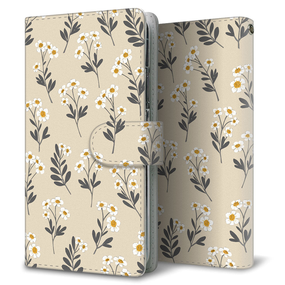 HUAWEI P40 lite E ART-L29N 北欧風パステル 大人かわいい プリント手帳型ケース 耐衝撃