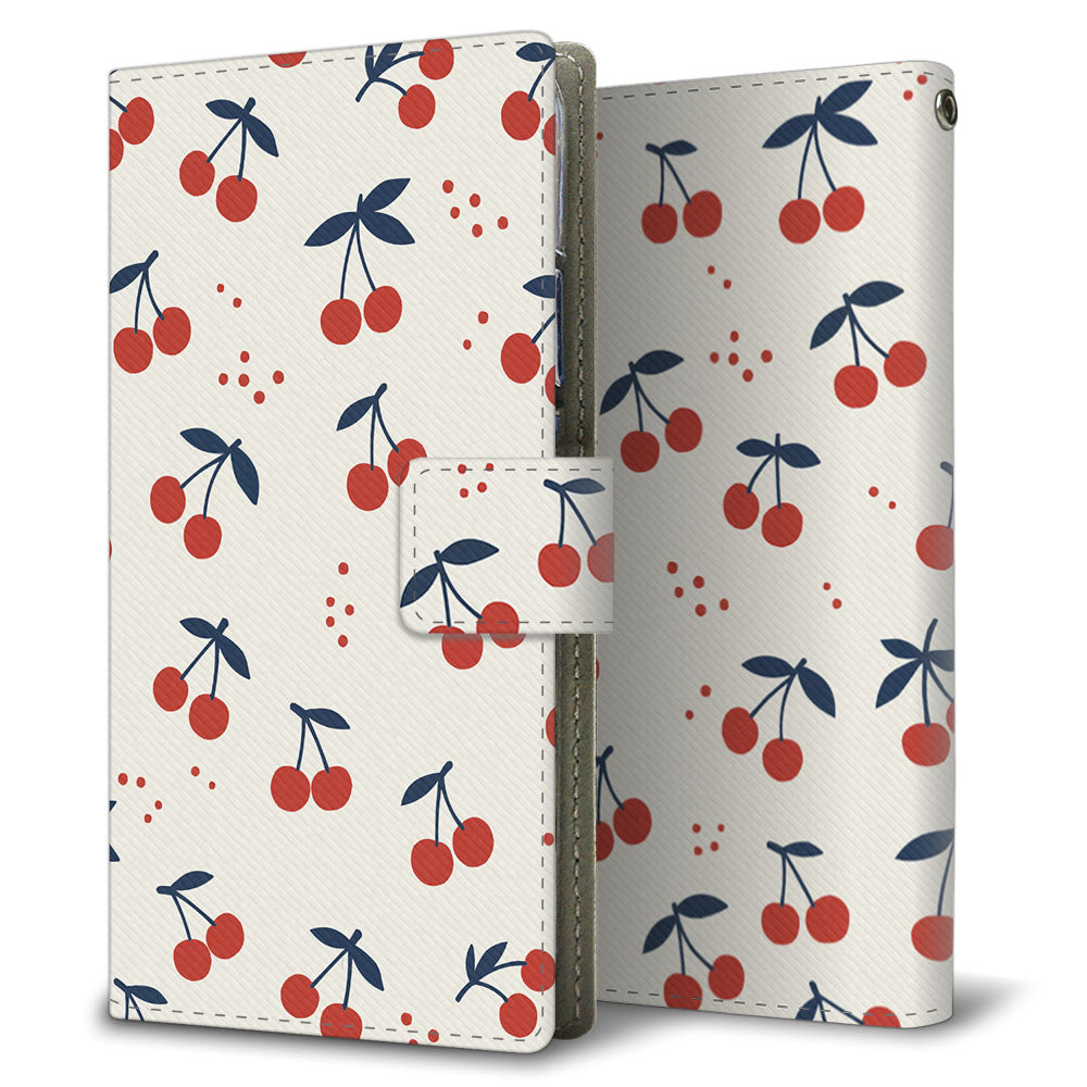 Xperia 10 V SO-52D docomo 北欧風パステル 大人かわいい プリント手帳型ケース 耐衝撃