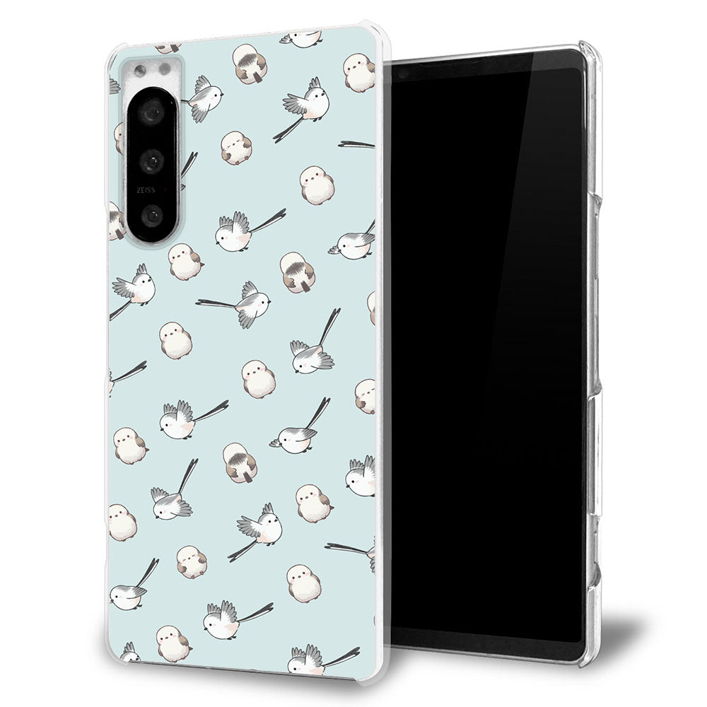 Android One S9 Y!mobile シマエナガとかわいい時間 透明クリアハードケース