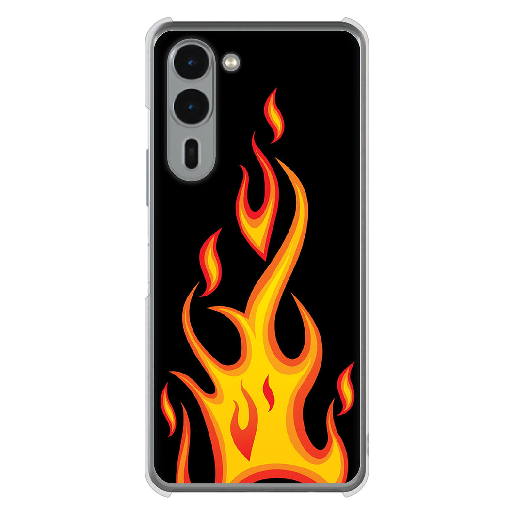 arrows We2 Plus F-51E docomo 高画質仕上げ 背面印刷 ハードケース 【010 ファイヤー】