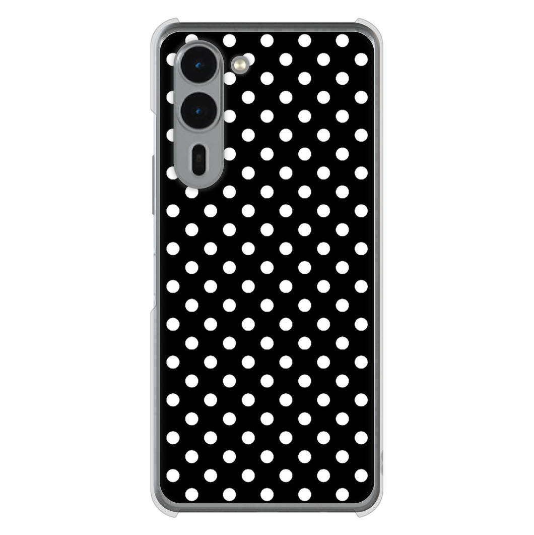 arrows We2 Plus F-51E docomo 高画質仕上げ 背面印刷 ハードケースシンプル柄(水玉)