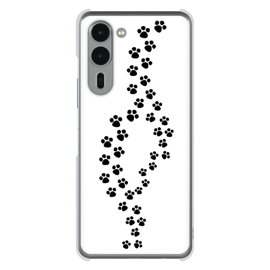 arrows We2 Plus F-51E docomo 高画質仕上げ 背面印刷 ハードケース 【066 あしあと】