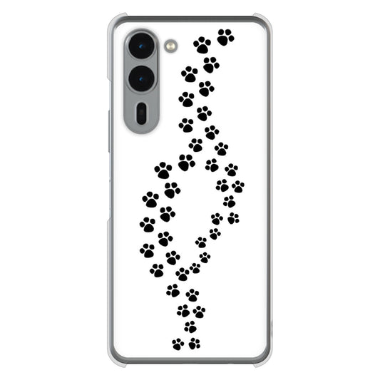 arrows We2 Plus F-51E docomo 高画質仕上げ 背面印刷 ハードケース 【066 あしあと】
