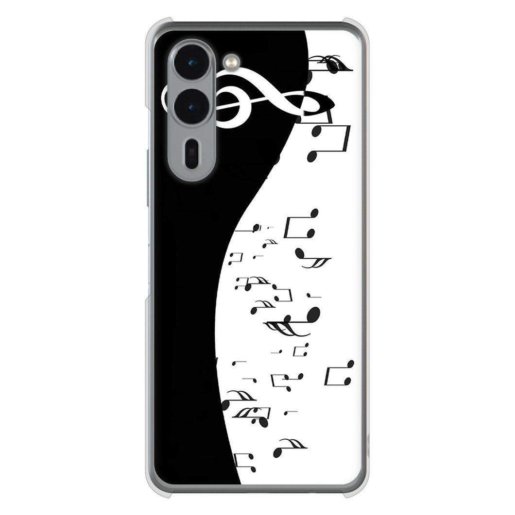 arrows We2 Plus F-51E docomo 高画質仕上げ 背面印刷 ハードケース音符