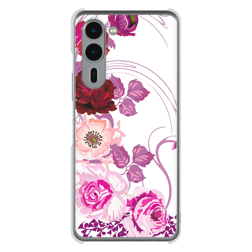 arrows We2 Plus F-51E docomo 高画質仕上げ 背面印刷 ハードケースロマンチックなバラ