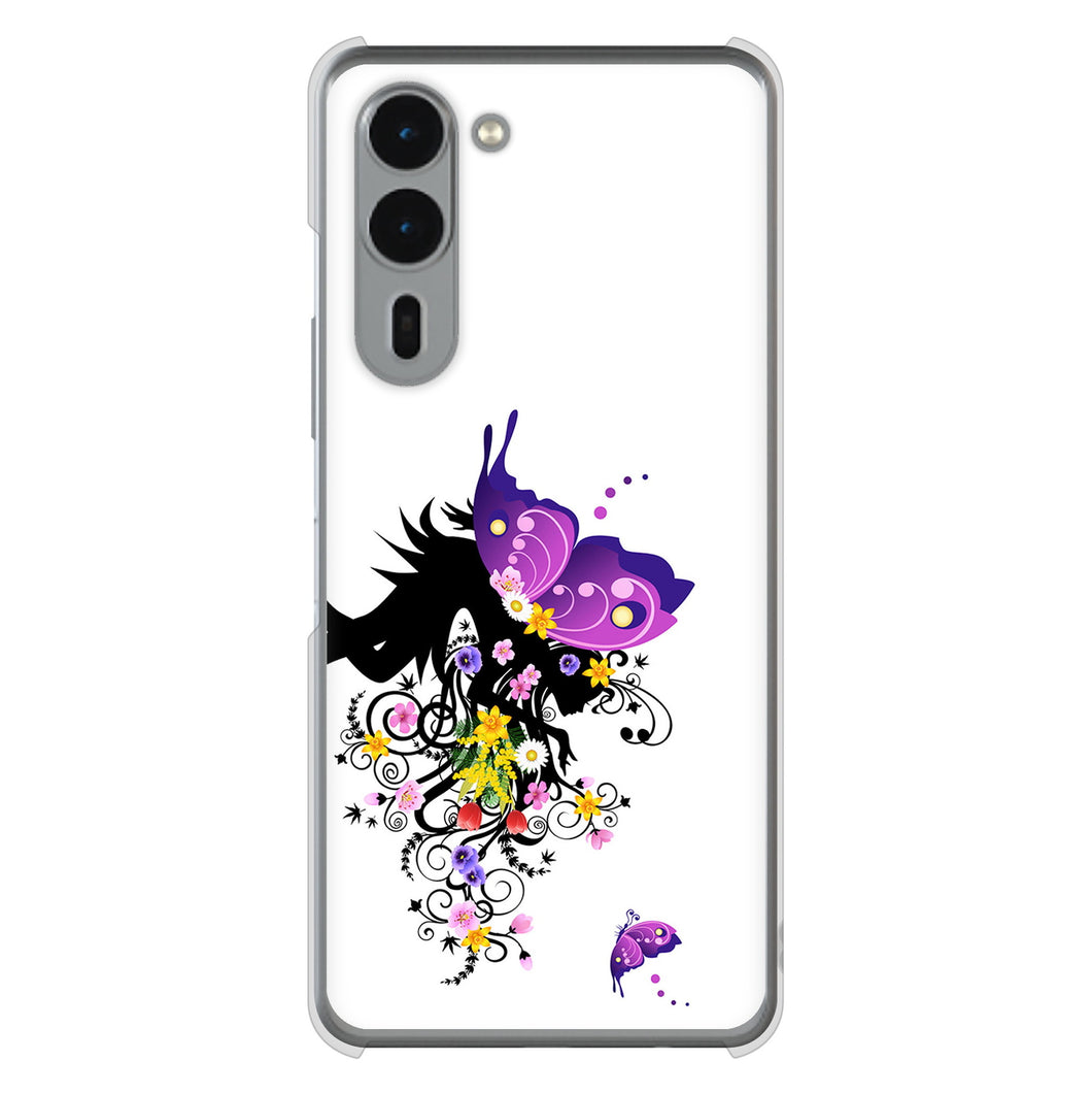 arrows We2 Plus F-51E docomo 高画質仕上げ 背面印刷 ハードケースバタフライ