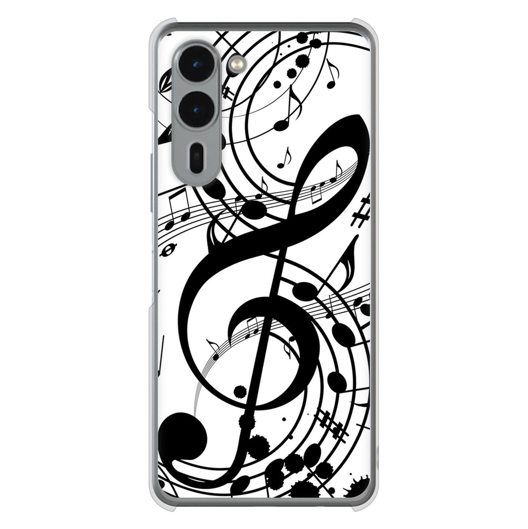 arrows We2 Plus F-51E docomo 高画質仕上げ 背面印刷 ハードケース音符